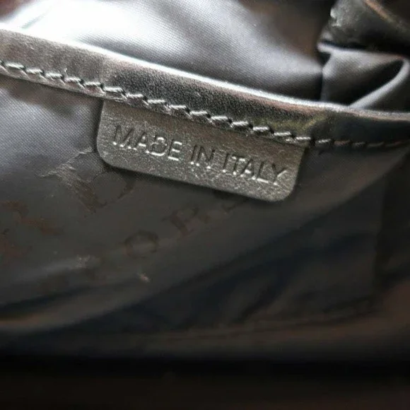 Burberry Prorsum Margot Oversize Buckle Clutch Black/Multi Woven Leather - Picture 12 of 12